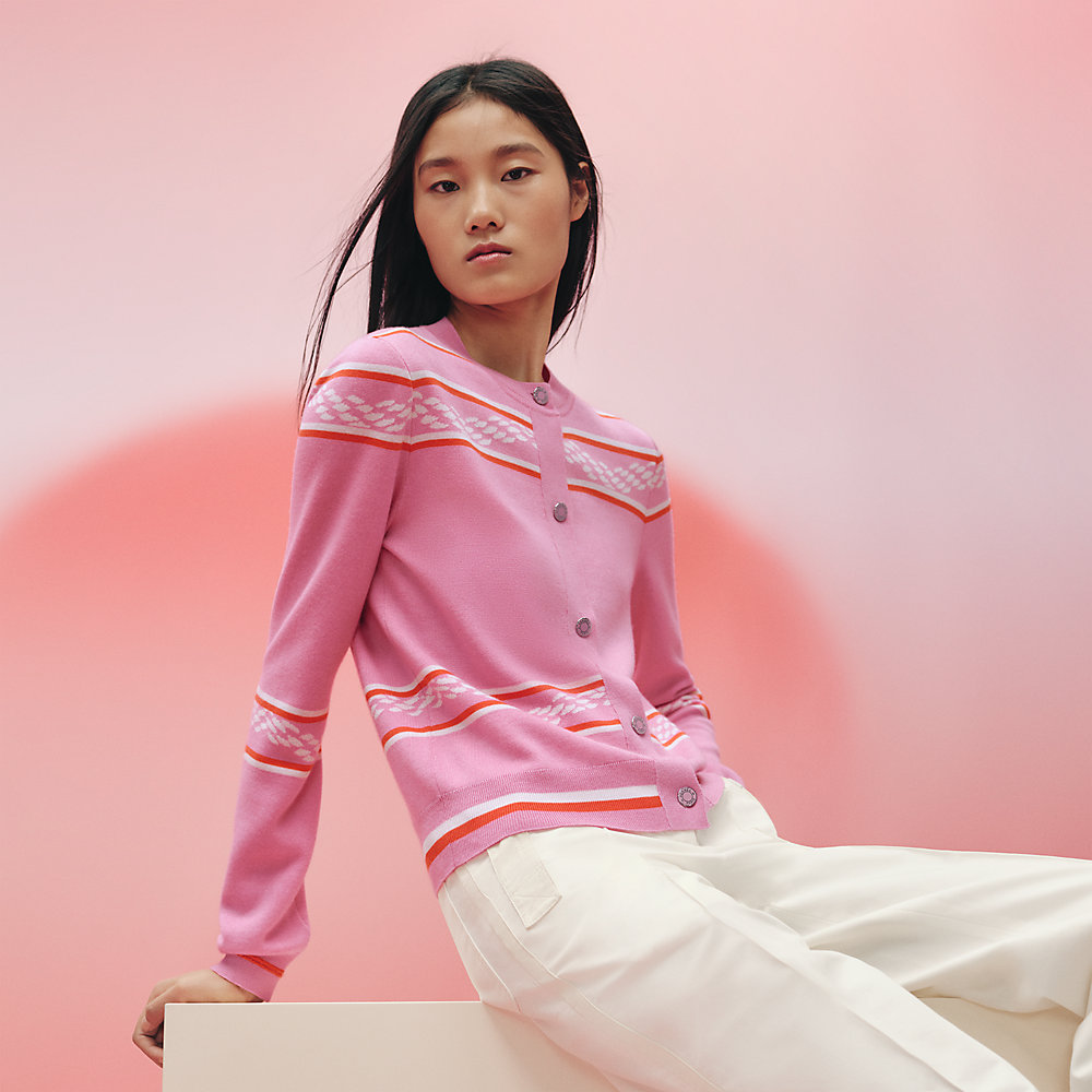 "Canoe Chaine d'Ancre" longsleeve cardigan Hermès Saudi Arabia