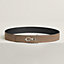 Cap belt buckle & Reversible leather strap 38&nbsp;mm, View: , view 1 of 3