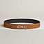 Cap belt buckle & Reversible leather strap 38&nbsp;mm, View: , view 2 of 3