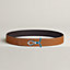 Cap belt buckle & Reversible leather strap 38&nbsp;mm, View: , view 2 of 3
