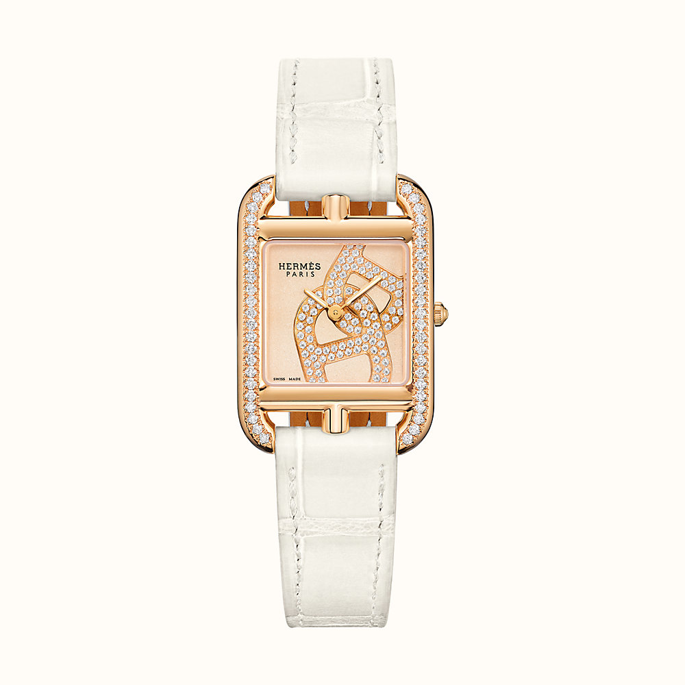 hermes cape cod diamond watch