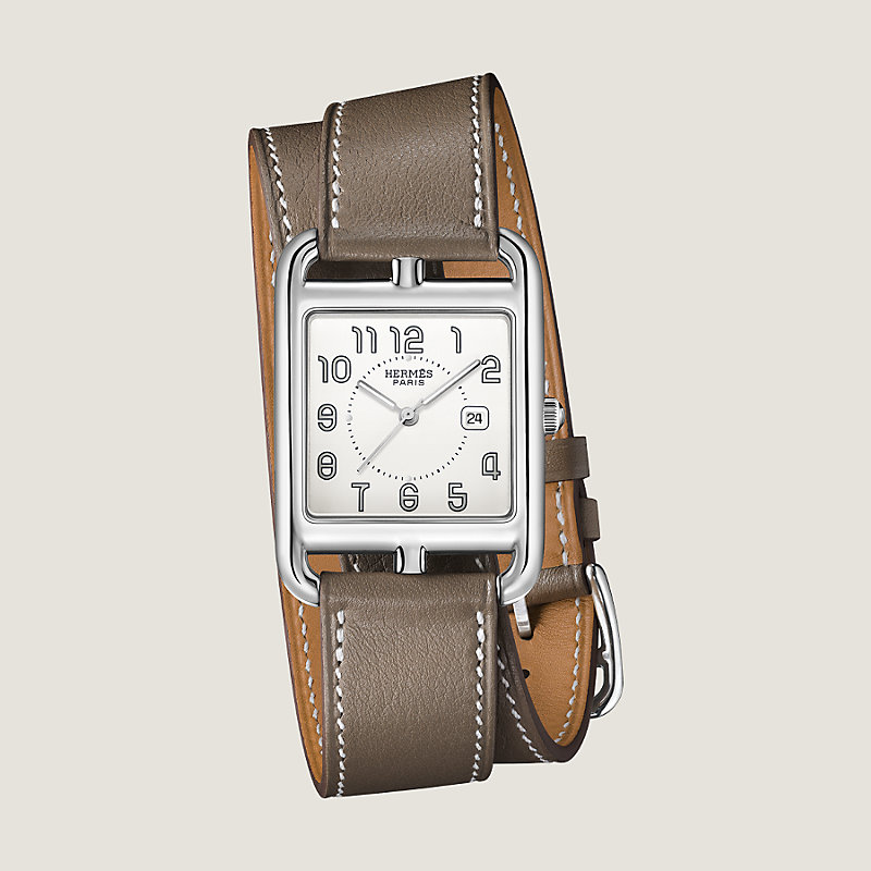 Cape Cod Large model 37 mm Double Tour Watch Strap | Hermès USA