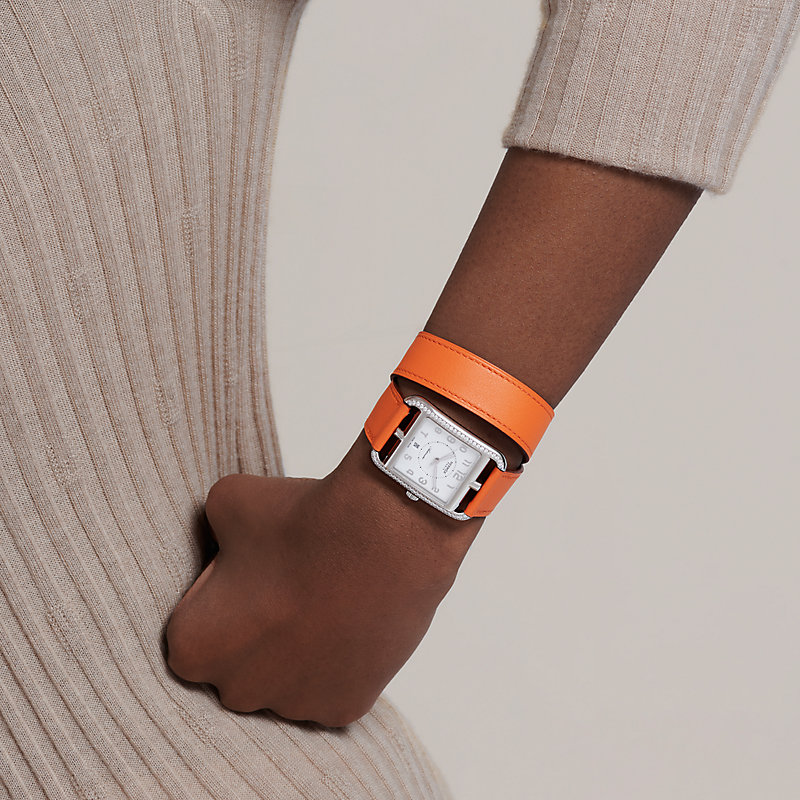 HERMES ダブルストラップ 時計 大人気】HERMES バンド アップルウォッチ ダブルトゥール 41mm (HERMES