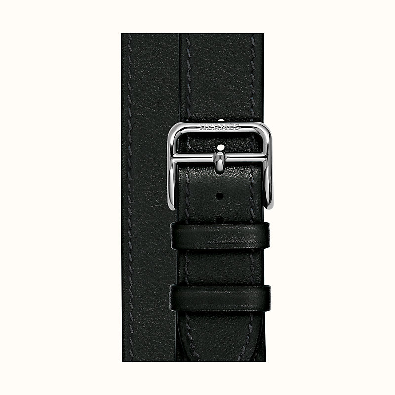 hermes black watch strap