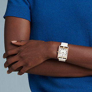 Hermès 'Cape Cod' Diamond Watch in 18K Rose Gold, 29 #515308