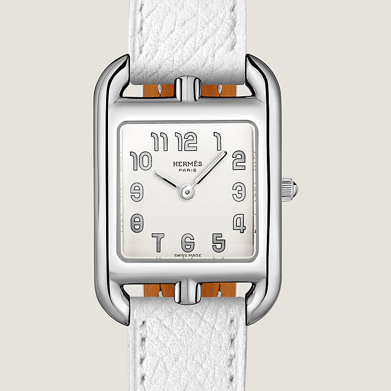 Hermes Cape Cod Watch - Small - 31mm Steel Color natural Barenia