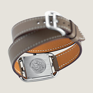 Hermès Cape Cod Watch Reference CC1.230, A Stainless Steel Quartz Wristwatch with Diamonds, Womens Watch
