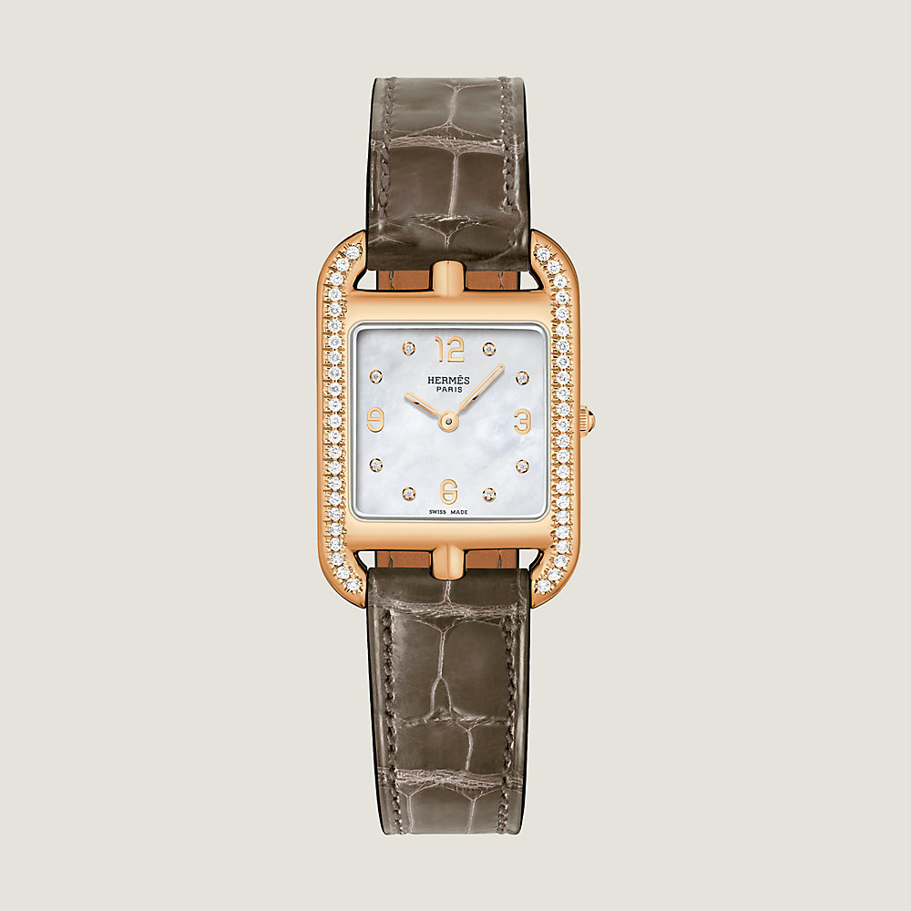 hermes gold watch ladies