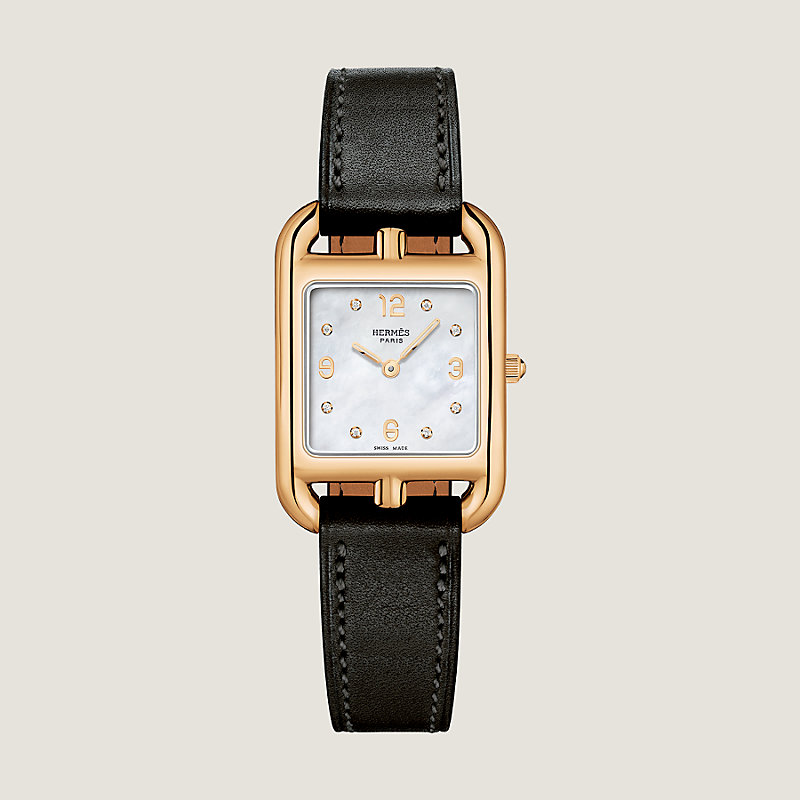 Hermes rose sale gold watch