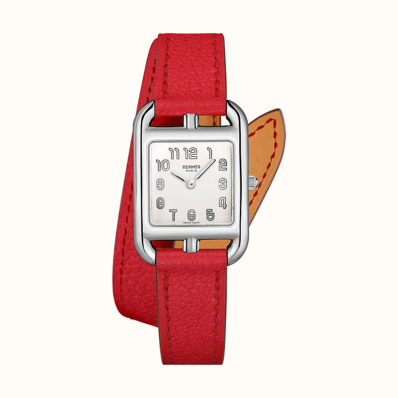 hermes watch red