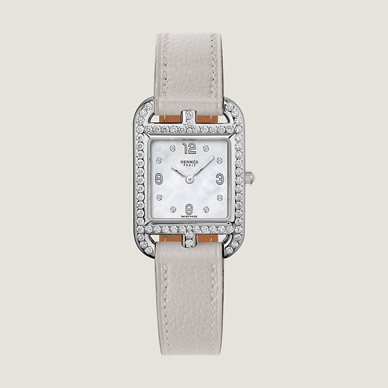 Cape Cod 31mm small stainless steel. mother-of-pearl and diamond watch