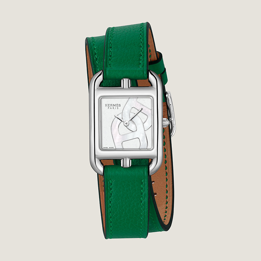 hermes green watch