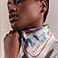 Caracteristick Detail scarf 45, View: Worn, worn, view 2 of 3