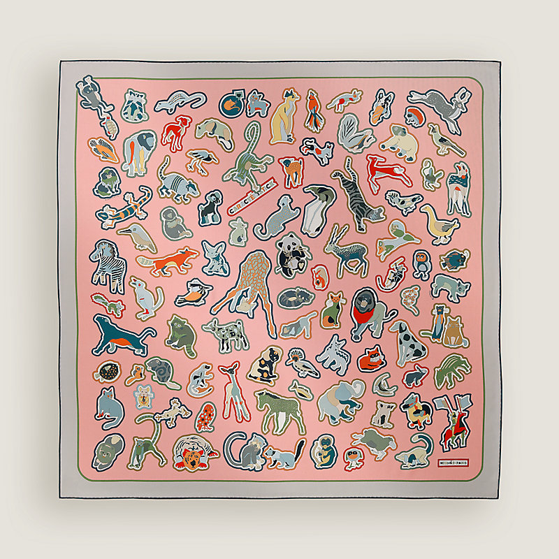 Caracteristick double face scarf 90