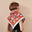 Caracteristick double face scarf 90, View: Worn, worn, view 1 of 6