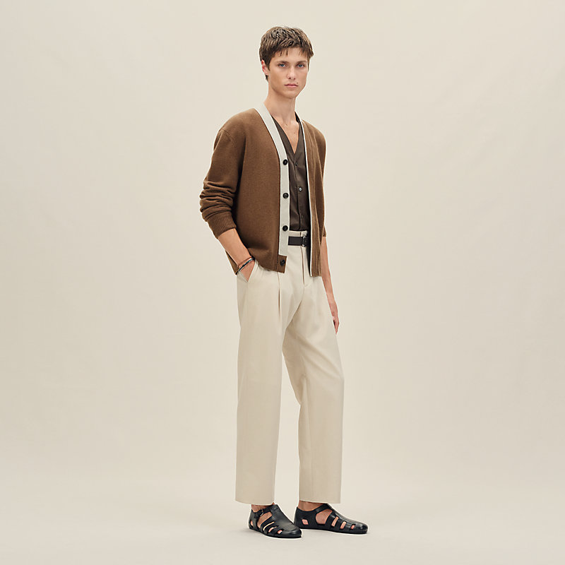 Cardigan boutonné «&nbsp;détail coloré&nbsp;»