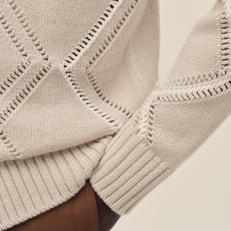 Cardigan boutonné «&nbsp;Jour et Ajours&nbsp;»