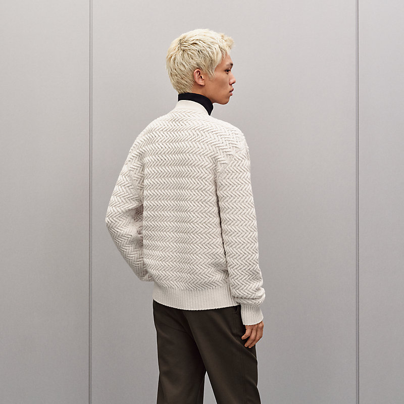 Cardigan boutonné «&nbsp;tressage cuir&nbsp;», Vue: , vue 4 sur 6