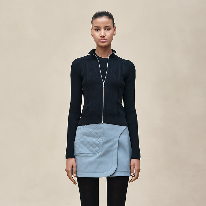 Cardigan mit Reißverschluss