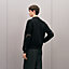 Cardigan zippé teddy détail cuir, Vue: Vue portée, worn, vue 3 sur 5
