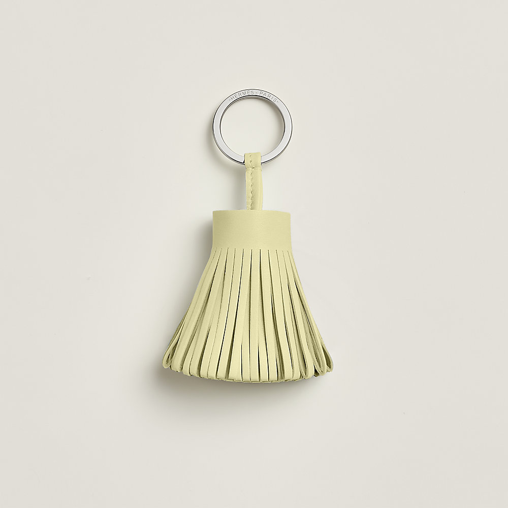 小物 Vintage Hermes Keyring HERMES] Hermes Key ring key chain Hausbit Metal Silver Key