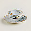 Carnets d’Equateur breakfast cup and saucer, View: Worn, worn, view 1 of 5