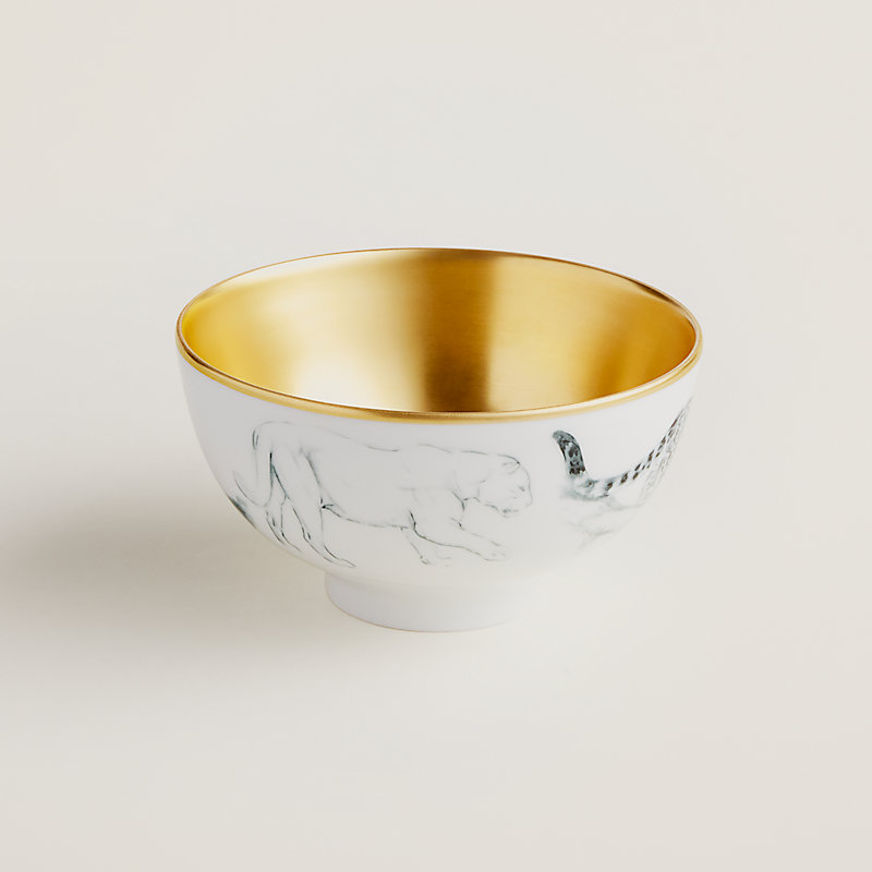 Carnets d'Equateur gold bowl, medium model | Hermès Canada