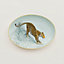 Carnets d’Equateur oval platter, small model, View: Worn, worn, view 1 of 3