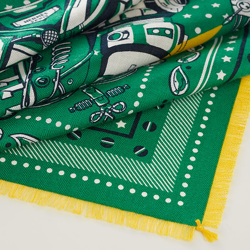 Carré 65 Neo Brandebourgs Bandana Frange