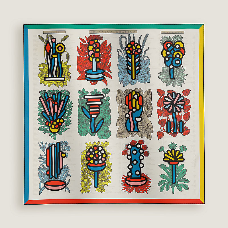 Carré 90 double face Botanica Grafica