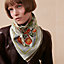 Carré 90 double face Guépards Bandana, Vue: Vue portée, worn, vue 1 sur 6