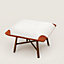 Carré d'assise Les Nécessaires d'Hermès, modèle haut 65, Vue: Vue portée, worn, vue 1 sur 3