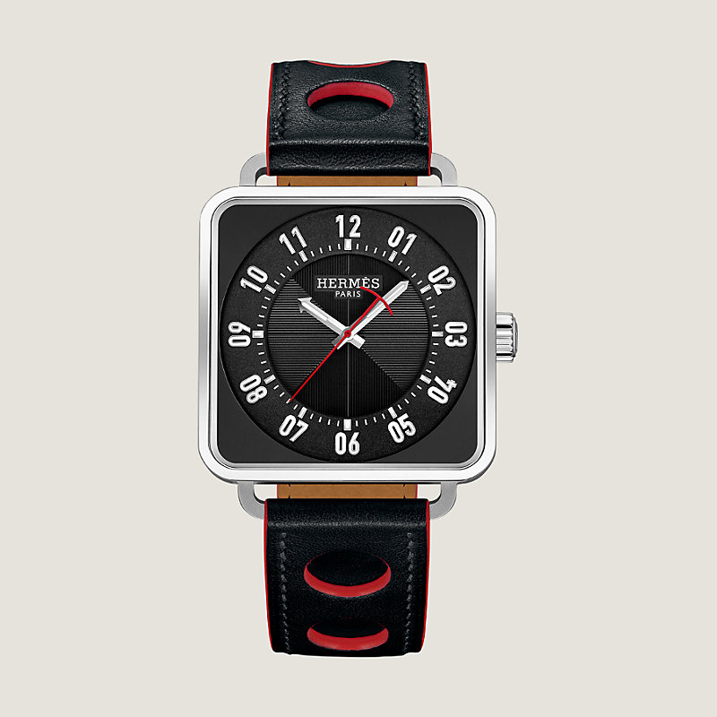 Carre H watch, 38 x 38 mm | Hermès USA