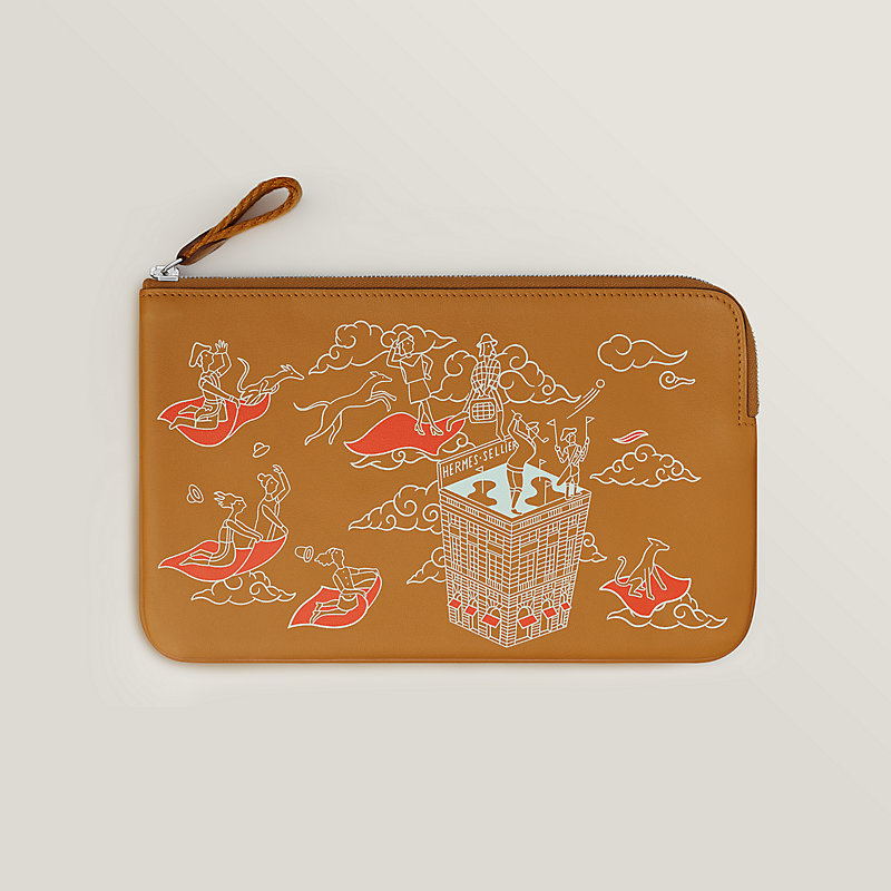 【ギフトに◎カラバリも豊富♪】HERMES Carre Pocket pouch Carre Pocket Long pouch | Hermès UAE