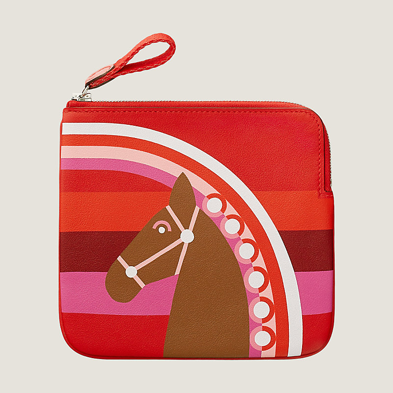 HERMES（エルメス）- Carre Pocket pouch（カレポケットポーチ） HERMES [中古] エルメス カレ・ポケット ポーチ Y刻印 小物入れ