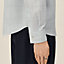 "Carreaux mouchoir" boxy fit shirt with Louis collar, View: Worn, worn, view 5 of 5