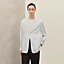 "Carreaux mouchoir" Rive Gauche jacket shirt, long model, View: Worn, worn, view 3 of 8