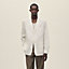 "Carreaux mouchoir" Rive Gauche jacket shirt, long model, View: Worn, worn, view 2 of 6