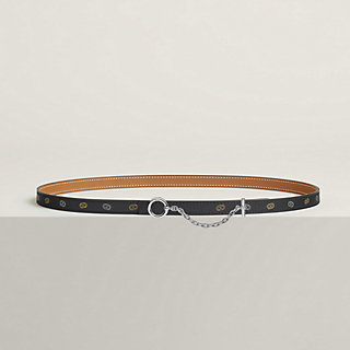 【Naturel Sable&Orange Field ×G金具】HERMES Carrouselベルト Carrousel belt buckle & Hermès sur Mer reversible leather