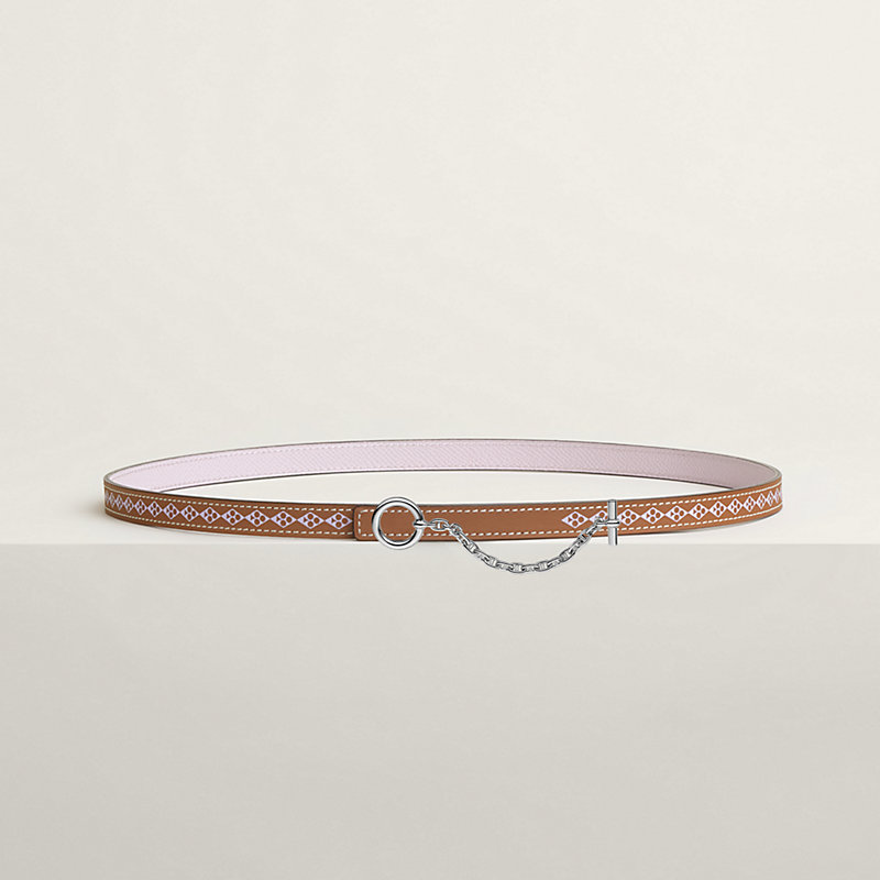 【Nata & Jaune Milton × G金具】HERMES Carrouselベルト Carrousel belt buckle & Trefle leather strap 13 mm | Hermès UK