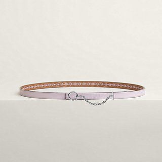 Carrousel belt buckle & Trefle leather strap 13 mm | Hermès UK