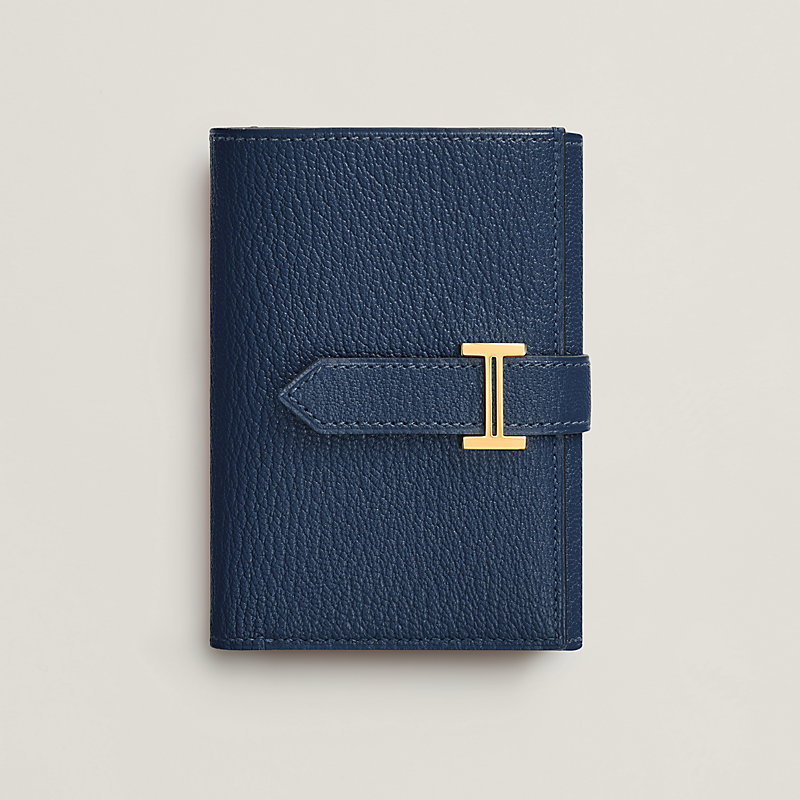 HERMES◆ Silk in Classique Blue Indigo◆ Carteira Longa Silk'In Classique - Azul | Hermès Brasil