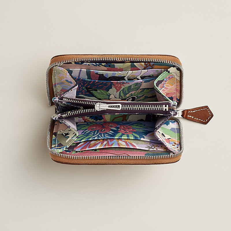 エルメス アザップシルクイン ミニ コンパクト ナタ　୨୧ ୨୧ Carteira Compacta Silk'In | Hermès Brasil