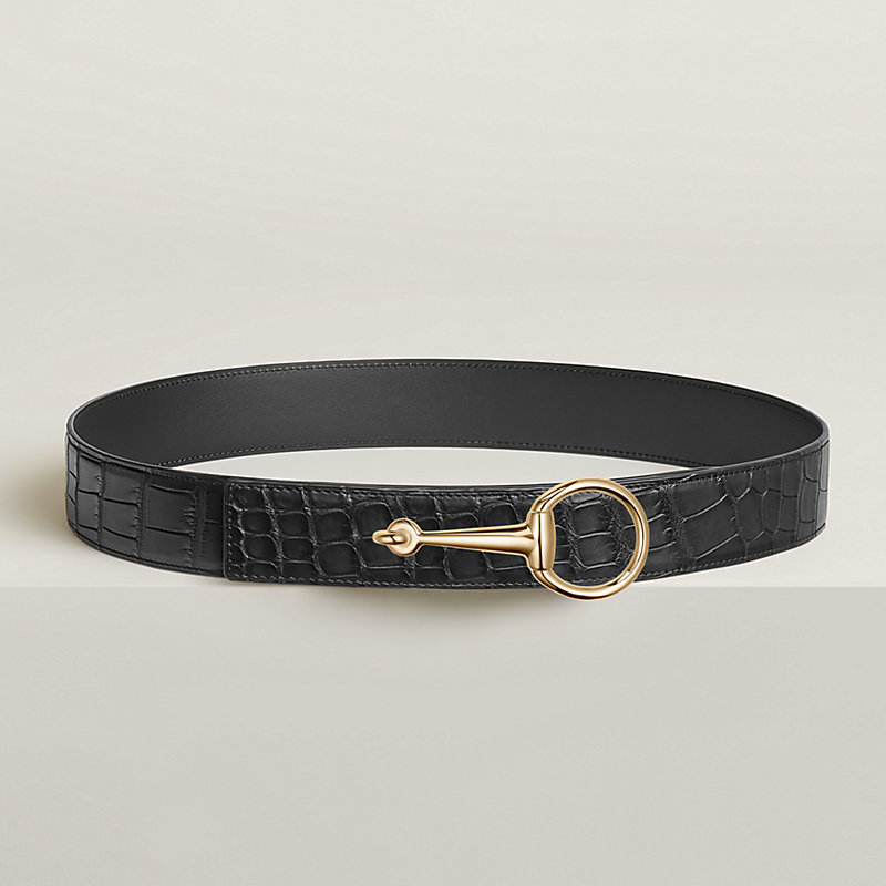 Casaque belt buckle & Leather strap 38 mm | Hermès USA