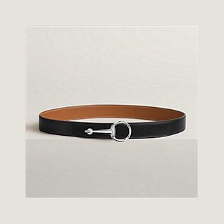 Casaque belt buckle & Reversible leather strap 32 mm