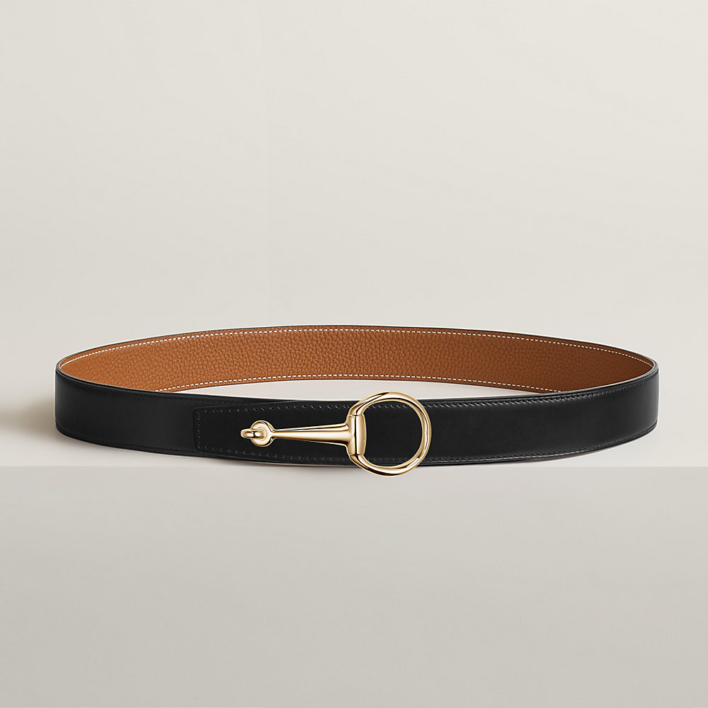 Casaque belt buckle & Reversible leather strap 32 mm | Hermès UK