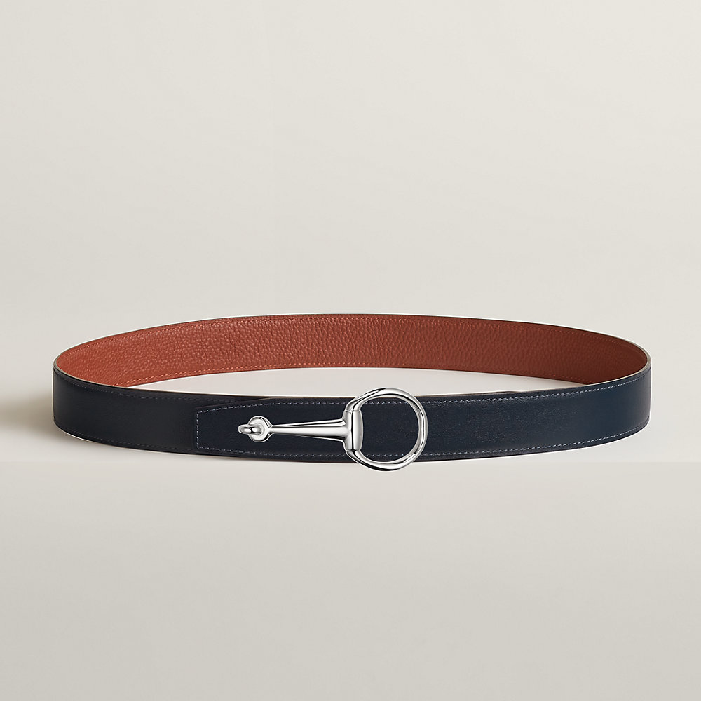 Casaque belt buckle & Reversible leather strap 32 mm | Hermès UK