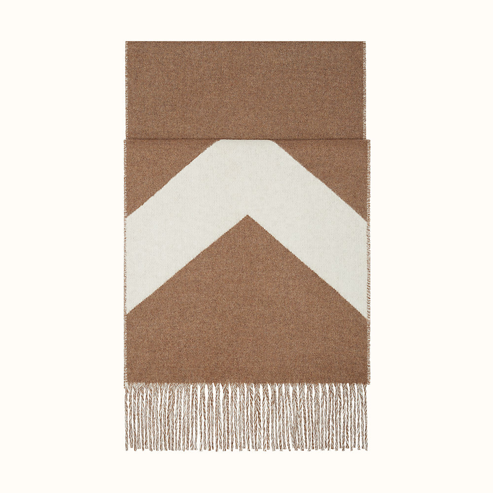 hermes casaque chevron muffler