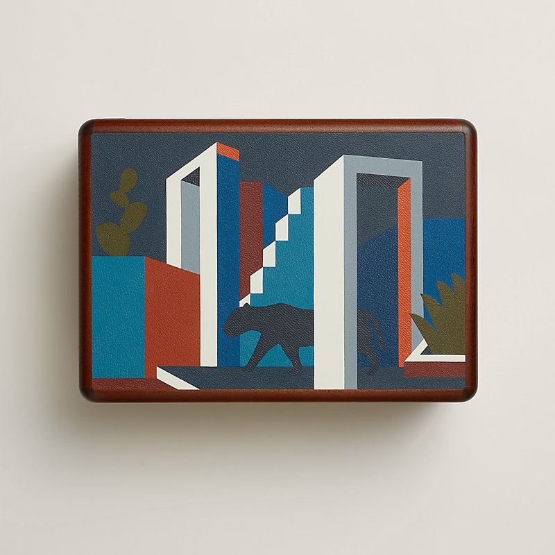 Casaque Felin dans un Jardin Mexicain watch box