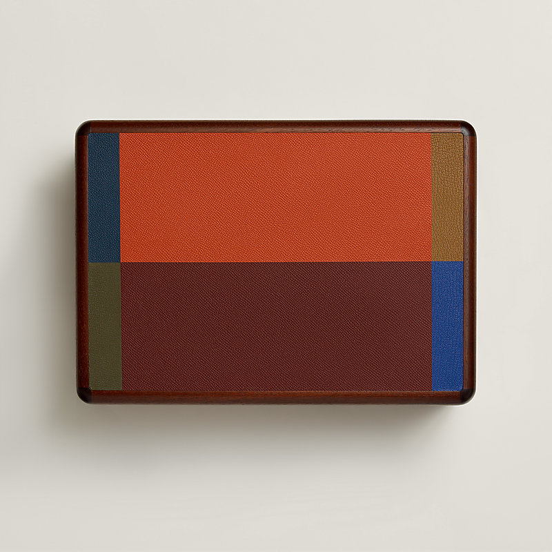Casaque H Equinoxe watch and cufflink box